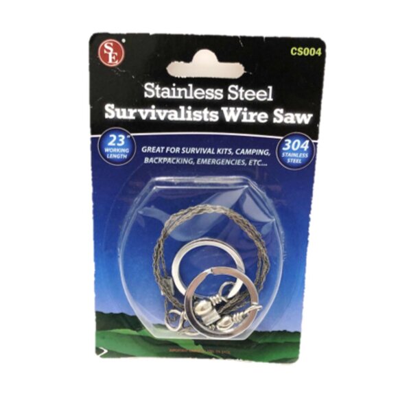 Sona Enterprises Stainless Steel Survivalist Wire Saw CS004 ,ideal for survival - Picture 1 of 5